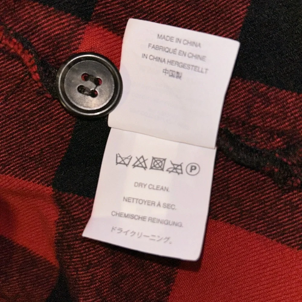 👉Sold👈J.Crew Buffalo Plaid Wool Blend Pullover - Picture 9 of 11